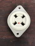 Nos - Pin Ceramic Tube Socket W Metal Mount CPH49368 #100. Fixed Price $15.00.