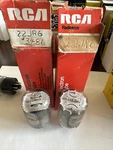 Nos Rca Pair 22JR6 Radiotron Electron Vacuum Tube New Old Stock. Fixed Price $40.00.