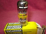 Nib Brimar /sylvania 12BH7A Short Black Plate Halo Get Tube Great Britain. Fixed Price $110.00.