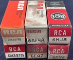 Vacuum Tubes Rca Collection Lot 6: 6AK5 6AF4A 6HJ8 6EQ7 6FV6 Set #12. Fixed Price $63.28.