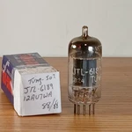 Vintage Tested Good Tung-sol JTL-6189-12AU7WA Vacuum Tube. Fixed Price $9.99.