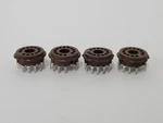 4X Cinch 13 Pin Nixie Tube Socket - Pc Mount ZM1020 B5092 GN4 Etc. Fixed Price $39.95.