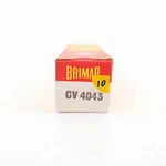 X CV4043 Brimar Tube. Black Plates. Copper Rods. 10. CH81. Fixed Price $11.37.