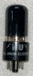 Nos National Union 6V6GT Black Glass Vacuum Tube Amplitrex Tested 110% Gm. Fixed Price $14.00.