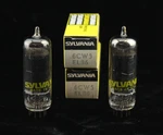 Sylvania 6CW5 EL86 Smoked Glass Matched Pair Black Plates Getter Nos Usa Tubes. Fixed Price $69.95.