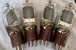 Quad Hytron Brown Base VT-101 (837) Nos Hf Beam Power Tubes. Fixed Price $200.00.