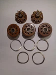 Vacuum Tube Sockets 187816-1 / 2087784 By Amphenol Set Of 5 Each New. Fixed Price $20.00.