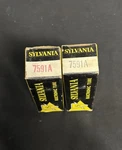 2 Sylvania 7591A Tubes Usa Vacuum Untested See Description. Fixed Price $195.00.