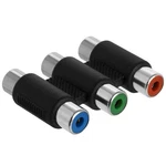 3 Rca Female Coupler Adapter For Component Video Audio Cables. Fixed Price $9.09.