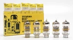 5 - Sylvania Ecg Ge Gray Plate 12AV7 Vacuum Tubes / KT2. Fixed Price $47.95.