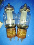 Matched Pair Vintage United Electron 807 Nos, Power Tubes, Strng Tested TV7-A. Fixed Price $50.00.