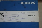 Phillips Dual Channel Socilloscope Instruction Manual. Fixed Price $125.00.