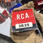 Unused Rca 3B25 Vacuum Tube. Fixed Price $30.00.