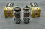 Matched Nos Pair Westinghouse 6072 Tubes Black Plates Disc Getters Amplitrex. Fixed Price $149.99.