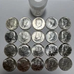 1964 P Kennedy 90% Silver Half Dollar Roll $10 Fv 20 Coins Tube. Fixed Price $659.00.