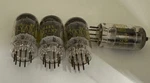 4 Pieces Of 6681/12AX7 Sylvania Tube*long Grey Plates. Fixed Price $175.00.