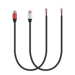2PACKS Speaker Wire Rca Audio Both Female Plug Jack Connector Adapter Bare. Fixed Price $16.87.