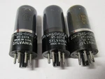 Sylvania Jan 6V6GT/G VT-107-A Tube (3). Fixed Price $99.99.