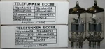 1MP Nos ECC88 Telefunken Diamond Bottom Amplitrex AT1000 Tested #2937038 2937014. Fixed Price $299.00.