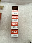 Nos Nib Rca 12B4A Black Plate Matched Pair Tubes (2 Available). Fixed Price $32.00.