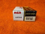 Rca, Sylvania 6AF6G, Nos, Nib Tubes. Price Is For One Tube.. Fixed Price $20.00.