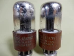 Sylvania Jan Chs 6SN7WGT Vacuum Tubes Amplitrex Tested 84/100% 96/107% Gm. Fixed Price $90.00.