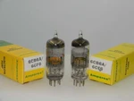 Strong Pair Amperex Usa 6CB6A 6CF6 Nos Nib Black Plates Halo Serious Tubes N817. Fixed Price $7.00.