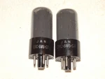 2 X 6V6GT Rca TUBES*VT-107A=MILITARY*SMOKED Glass* Strong Matched PAIR*#11. Fixed Price $68.99.
