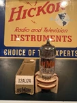 Dumont 12AU7A Black Short Plate Halo Getter TV7&MAXI Test Nos Nib. Fixed Price $14.99.