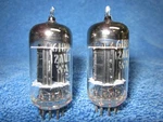 Matched Pair Ge 6189/12AU7WA Black Plate Tubes Tested! ECC82. Fixed Price $35.00.