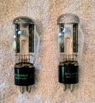 Pair Sylvania Rectifier 1275 Tube / Replaces 274A 5Z3 Date Code 235. Fixed Price $45.00.