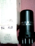 Vacuum Tube 1EA Nib Jan Clrv 6SQ7 Ge Tstd Nos Radio Amplifier Ham. Fixed Price $10.00.
