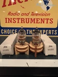 Match Pair Amperex Jan 6688 Gold Pin Dark Plate Mica 539C Test Nos Nib. Fixed Price $39.99.