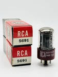 X2 New Vintage Nos Rca 5691 Red Base Radio Audio Vacuum Tubes Original Box J62. Fixed Price $189.99.