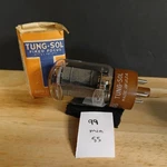 Nos Nib Tung Sol JAN-CTL-6AR6 Vintage Audio Tube Brown Base Tested 99 Min 55. Fixed Price $103.23.