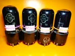 4 Pcs New 6P6S /6V6GT Matched Quad Reflector Tubes. Fixed Price $22.00.