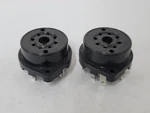 Pair Eby Octal Breadboard Vacuum Tube Sockets - Black. Fixed Price $39.99.