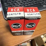 Matched Pair Of Rca 6SN7GTB Blackplate Nos/nib Vacuum Tubes. Fixed Price $80.00.