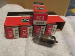 New 5BT8 Rca Electron Audio Radio Vacuum Tubes Sleeve Of Nos W/ Boxes. Fixed Price $7.55.
