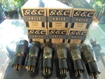 Gec 6V6G ZA5306 Six Nos New Old Stock British Military Vintage Valves Tubes. Fixed Price $595.00.