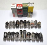 Lot Of 24 6BK5, 6FQ7/6CG7, 35W4, 6CB6, 6AU6 + More Tubes, Untested, As Is. Fixed Price $41.89.