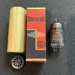 Rare Nos Brimar 6057 Yellow Tube D-get Super ECC83 B339 12AX7A ECC803S. Fixed Price $270.00.