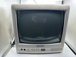 Panasonic Vintage Crt Tube Gaming Color Small Tv Works CT-13R27W With Remote. Fixed Price $139.99.