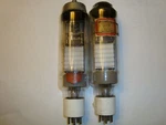 Pair Of RK-20 Tubes, By Raytheon (us), Filaments Check Ok, Read .... Fixed Price $17.00.