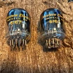 Pair Of Western Electric 6167 Tubes Nos Appearance, Original Boxes. Fixed Price $79.00.