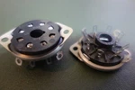 2 Ea Eby 8 Pin Loctal Tube Sockets 1/4" Mounting Hole Nos. Fixed Price $11.95.