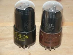 2 Tung-sol 6SL7GT Tubes-usa Roundplate-test Good. Fixed Price $85.00.