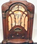 VINTAGE*1934 National / Matsushita Made Japan W Hand Painted Speaker Applique. Fixed Price $500.00.