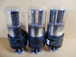 Sylvania Jan Chs 12SL7GT Vacuum Tubes (3) Used Amplitrex Tested 87-100% Gm. Fixed Price $40.00.
