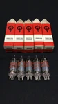 Full Sleeve (5) Nos Nib National 6AU6A Radio Vacuum Tubes Tested E.9475. Fixed Price $29.95.